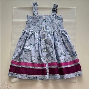 Matilda Jane It’s a Wonderful Parade Sailboat Smocked Sundress Size 4